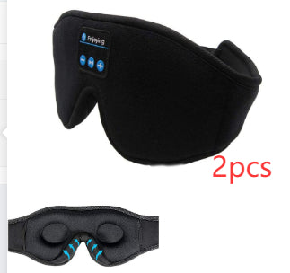 Bluetooth Sleep Headphone Mask in black, another view