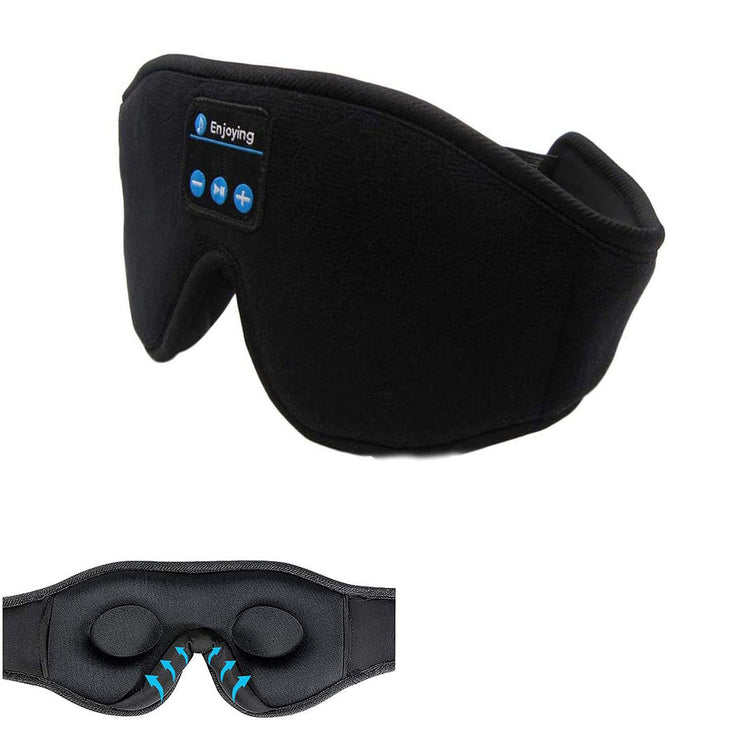 Bluetooth Sleep Headphone Mask in black