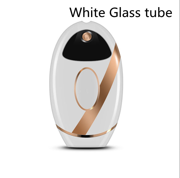 At-Home IPL Hair Removal Device, white with glass lamp